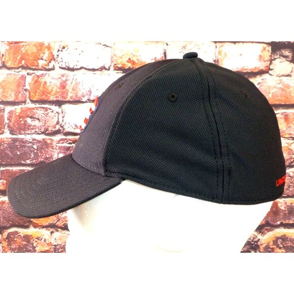 Under Armour Black Baseball Cap With American Flag Logo & Embroidered Red Text M - Picture 5 of 10